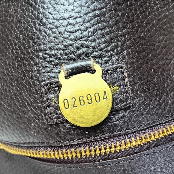 VTG British Mulberry Roxanne Brown Leather Handbag 1800s Victorian Steampunk - Picture 11 of 13